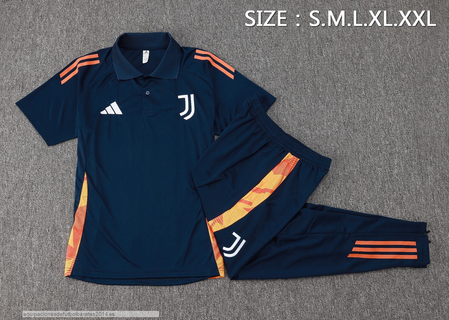 Nuevo Conjunto Completo Polo Juventus 24/25 Azul Marino Baratas